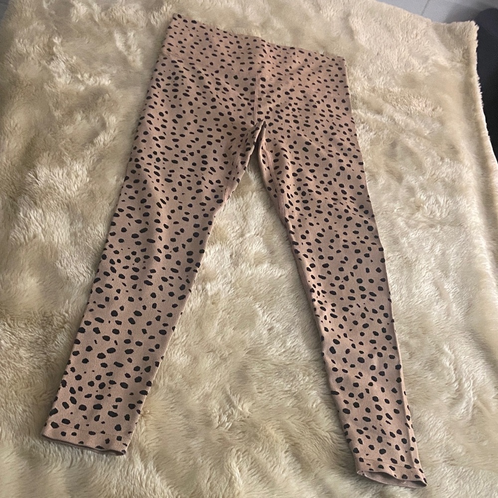 Zella women’s Brown and Black Patterned Leggings